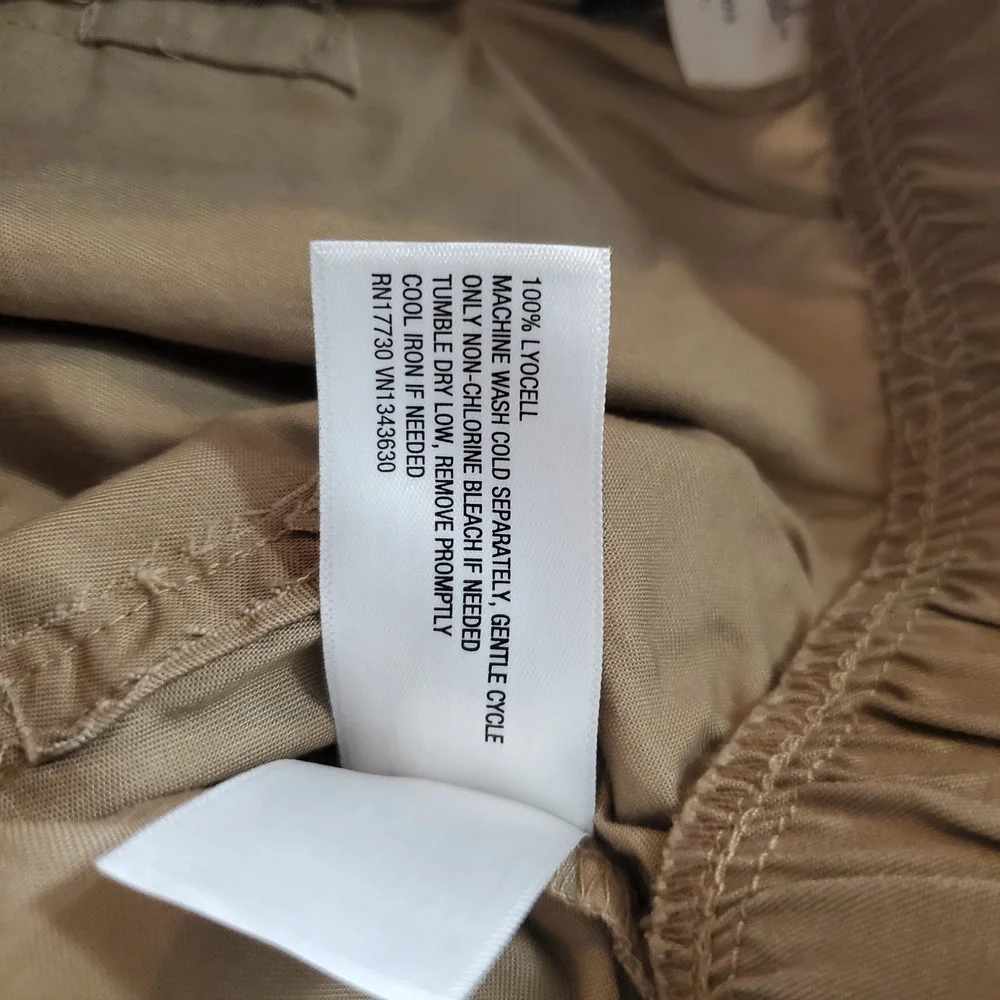 Universal Thread Tan Lyocell Jogger Pants Womens Small NWT High Rise Khaki - Picture 7 of 7
